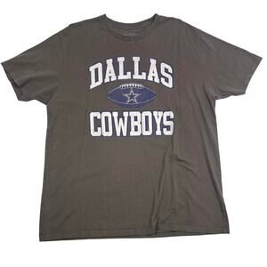 Dallas Cowboys NFL Graphic T Shirt Men's XL Gray Athleisure Y2K sport Game Day